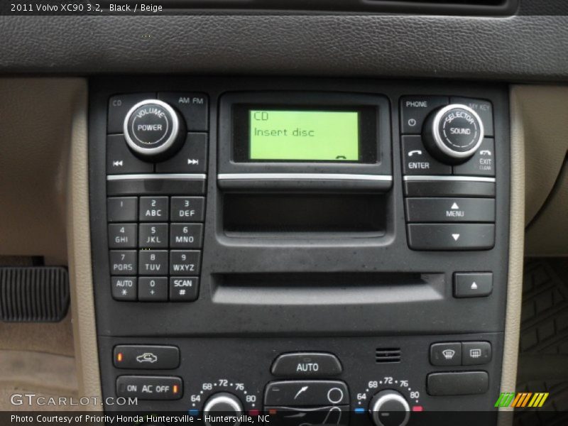 Black / Beige 2011 Volvo XC90 3.2