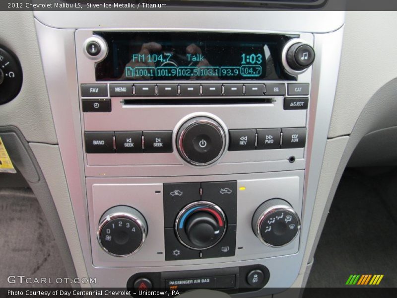 Silver Ice Metallic / Titanium 2012 Chevrolet Malibu LS
