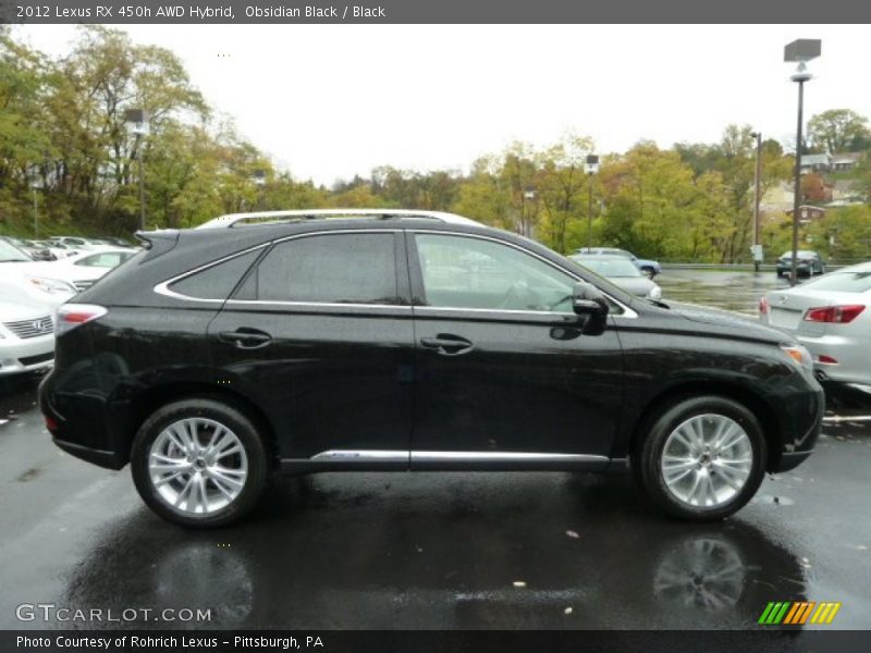  2012 RX 450h AWD Hybrid Obsidian Black