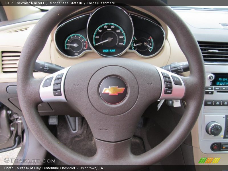 Mocha Steel Metallic / Cocoa/Cashmere 2012 Chevrolet Malibu LS