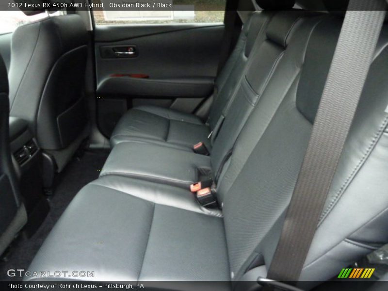Obsidian Black / Black 2012 Lexus RX 450h AWD Hybrid