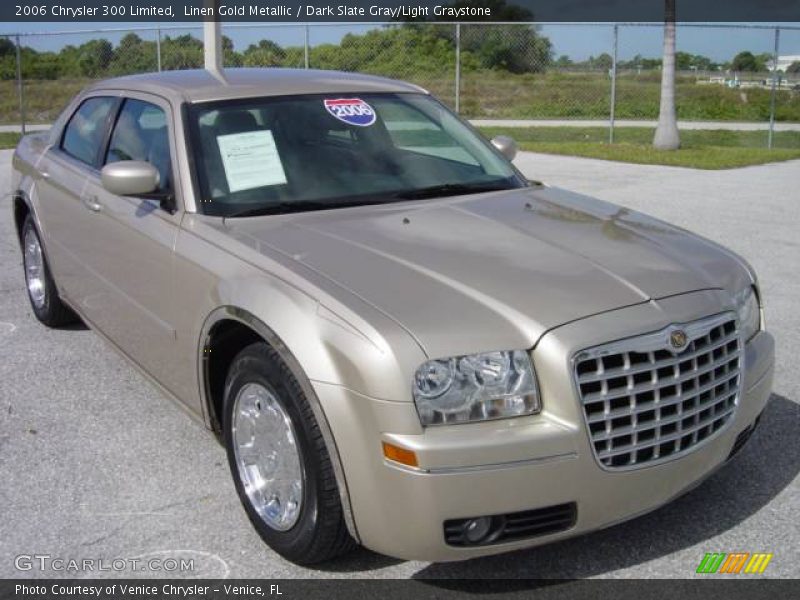 Linen Gold Metallic / Dark Slate Gray/Light Graystone 2006 Chrysler 300 Limited