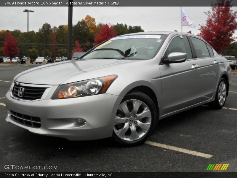 Front 3/4 View of 2009 Accord EX V6 Sedan