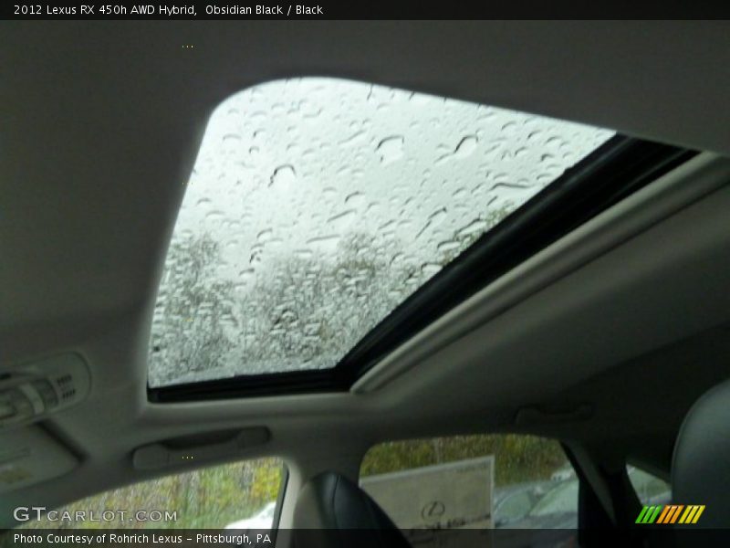 Obsidian Black / Black 2012 Lexus RX 450h AWD Hybrid