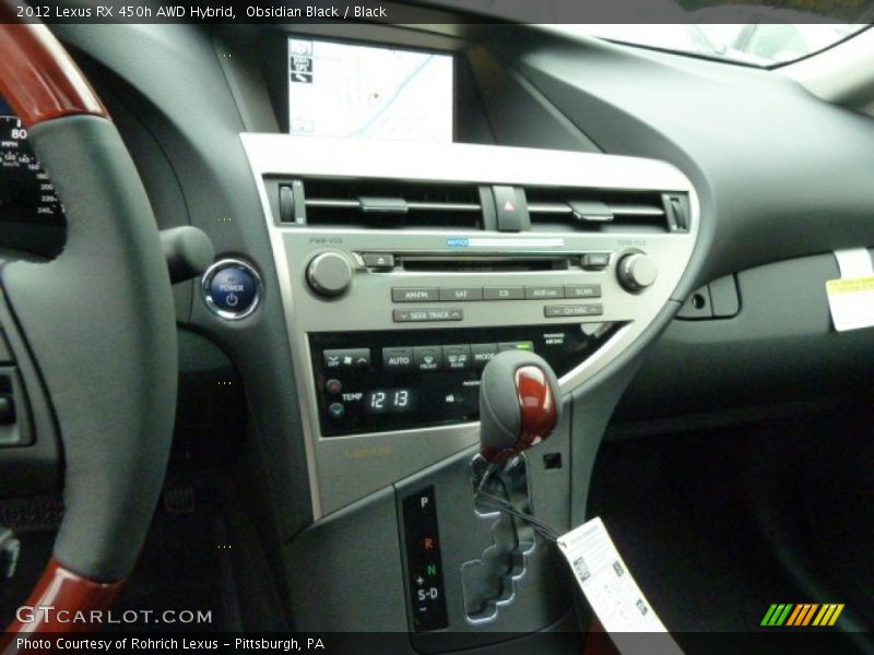 Controls of 2012 RX 450h AWD Hybrid