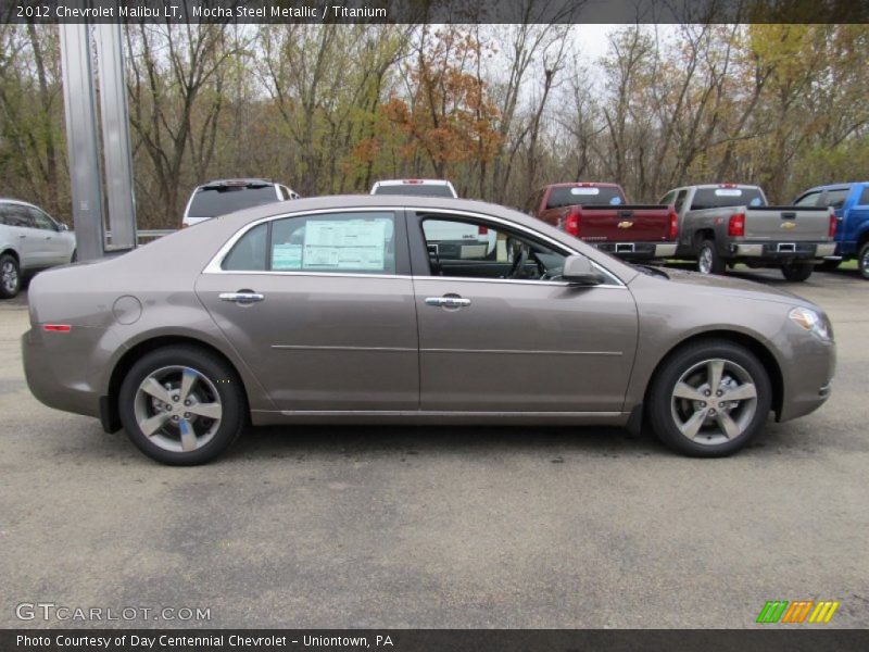 Mocha Steel Metallic / Titanium 2012 Chevrolet Malibu LT