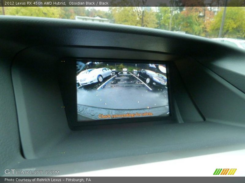 Obsidian Black / Black 2012 Lexus RX 450h AWD Hybrid
