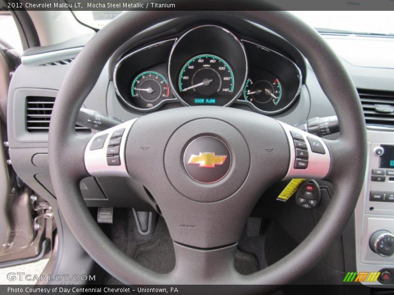 Mocha Steel Metallic / Titanium 2012 Chevrolet Malibu LT