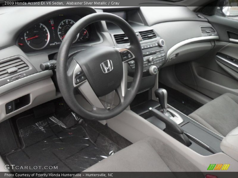 Gray Interior - 2009 Accord EX V6 Sedan 