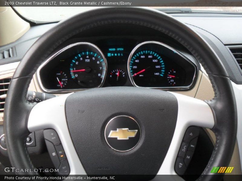 Black Granite Metallic / Cashmere/Ebony 2009 Chevrolet Traverse LTZ