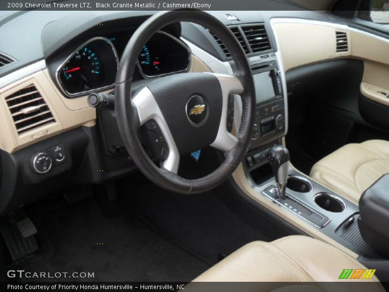 Black Granite Metallic / Cashmere/Ebony 2009 Chevrolet Traverse LTZ