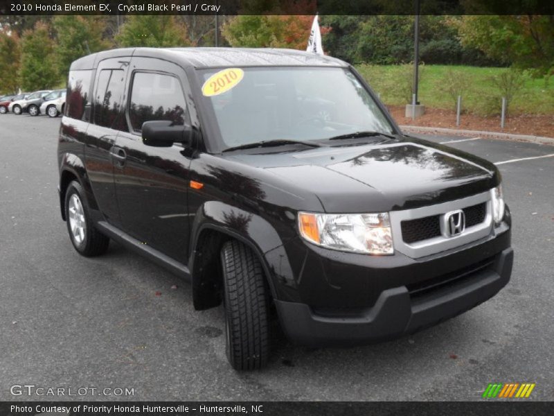 Crystal Black Pearl / Gray 2010 Honda Element EX