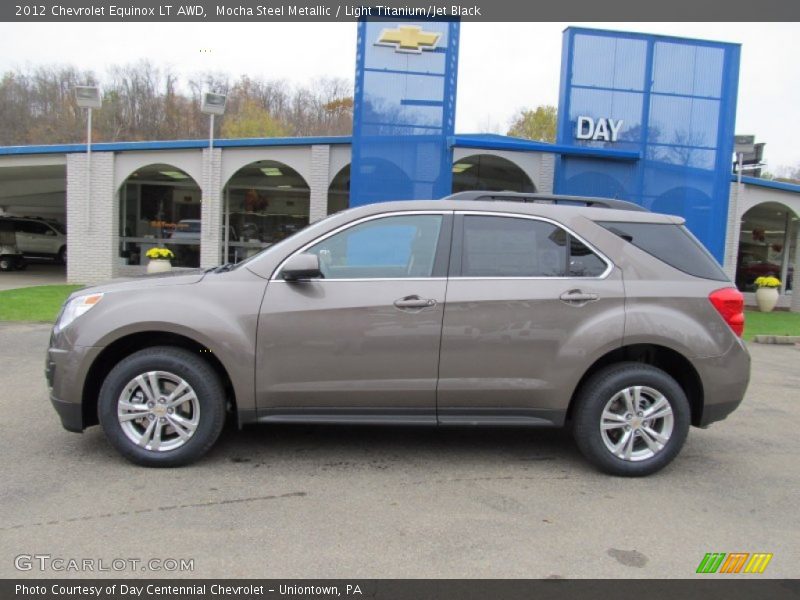 Mocha Steel Metallic / Light Titanium/Jet Black 2012 Chevrolet Equinox LT AWD