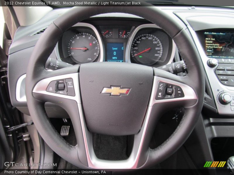 Mocha Steel Metallic / Light Titanium/Jet Black 2012 Chevrolet Equinox LT AWD