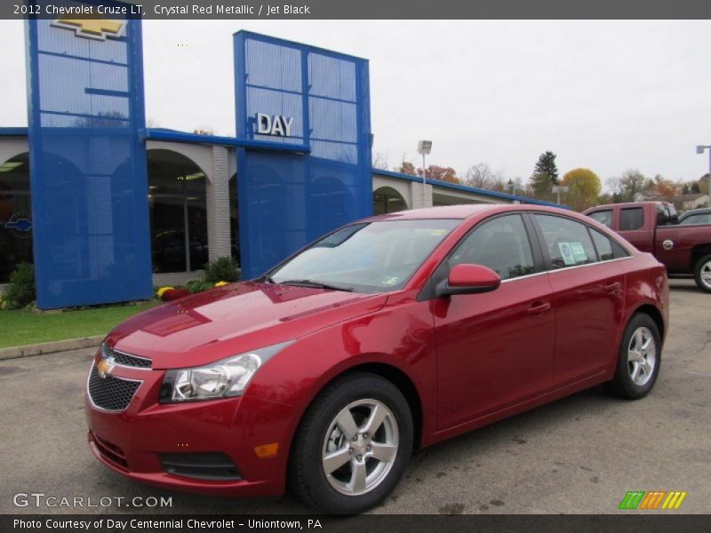 Crystal Red Metallic / Jet Black 2012 Chevrolet Cruze LT