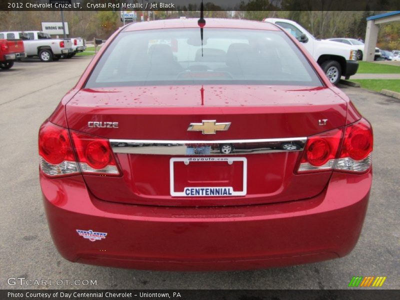 Crystal Red Metallic / Jet Black 2012 Chevrolet Cruze LT