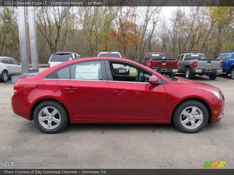Crystal Red Metallic / Jet Black 2012 Chevrolet Cruze LT