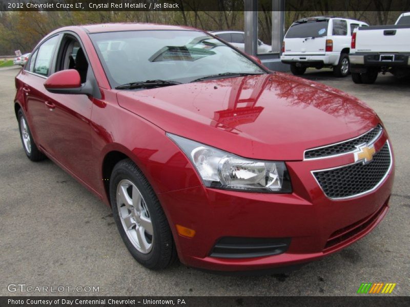 Crystal Red Metallic / Jet Black 2012 Chevrolet Cruze LT