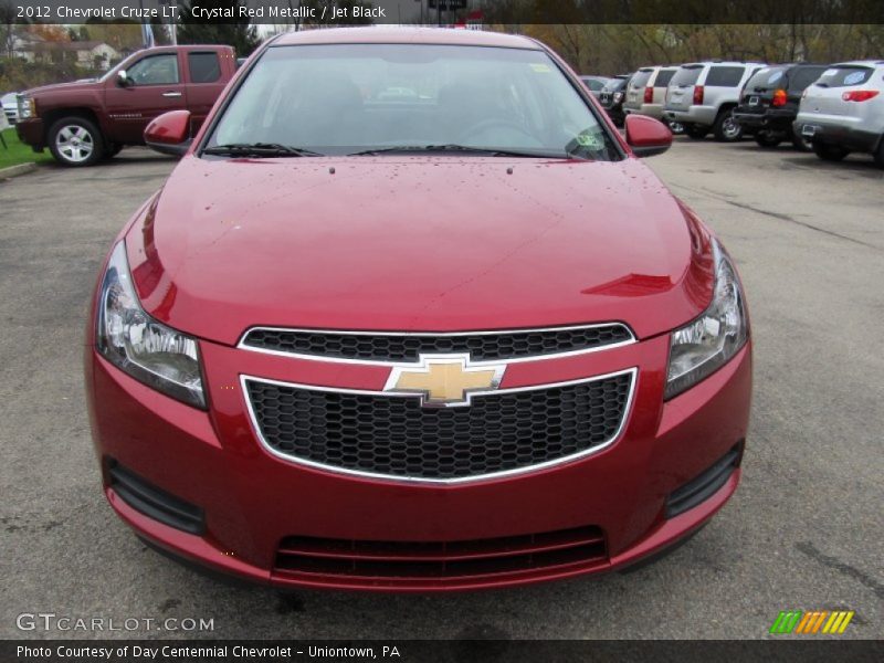 Crystal Red Metallic / Jet Black 2012 Chevrolet Cruze LT