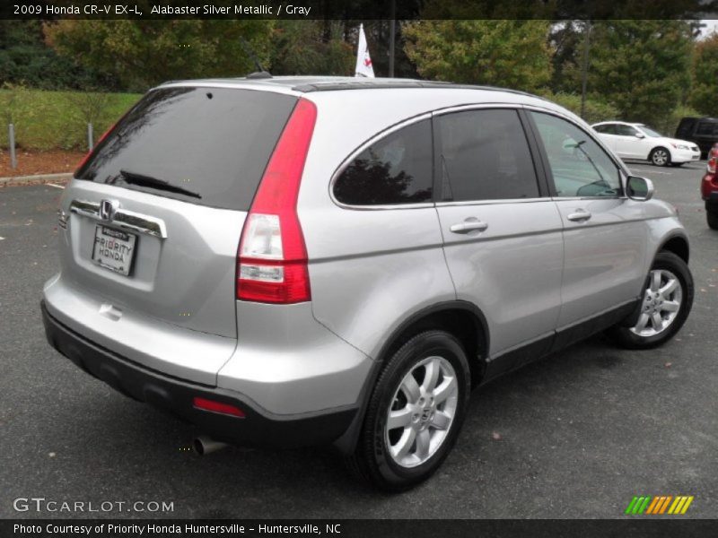 Alabaster Silver Metallic / Gray 2009 Honda CR-V EX-L