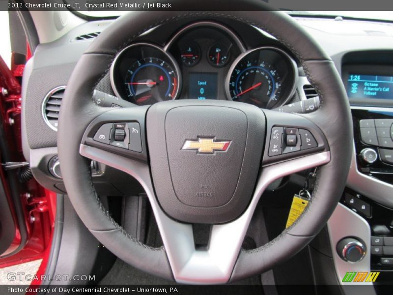 Crystal Red Metallic / Jet Black 2012 Chevrolet Cruze LT