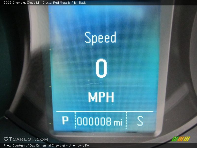 Crystal Red Metallic / Jet Black 2012 Chevrolet Cruze LT