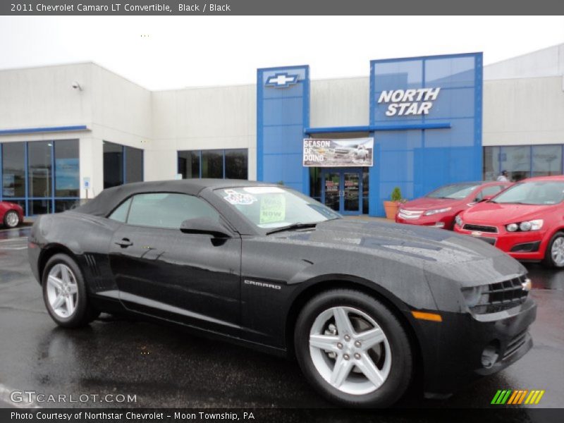 Black / Black 2011 Chevrolet Camaro LT Convertible