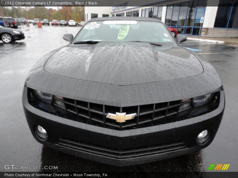 Black / Black 2011 Chevrolet Camaro LT Convertible