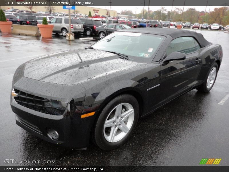 Black / Black 2011 Chevrolet Camaro LT Convertible
