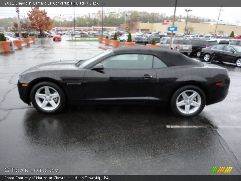 Black / Black 2011 Chevrolet Camaro LT Convertible