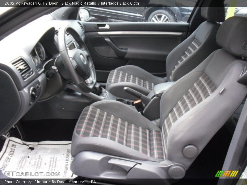  2009 GTI 2 Door Interlagos Black Cloth Interior