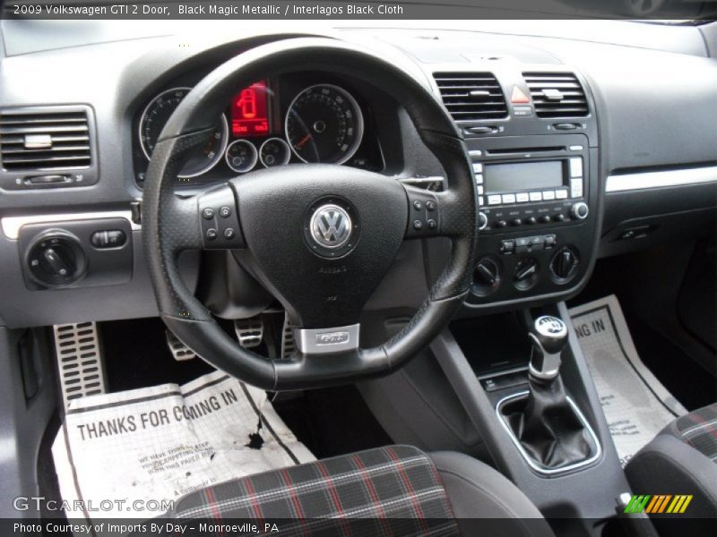  2009 GTI 2 Door Interlagos Black Cloth Interior