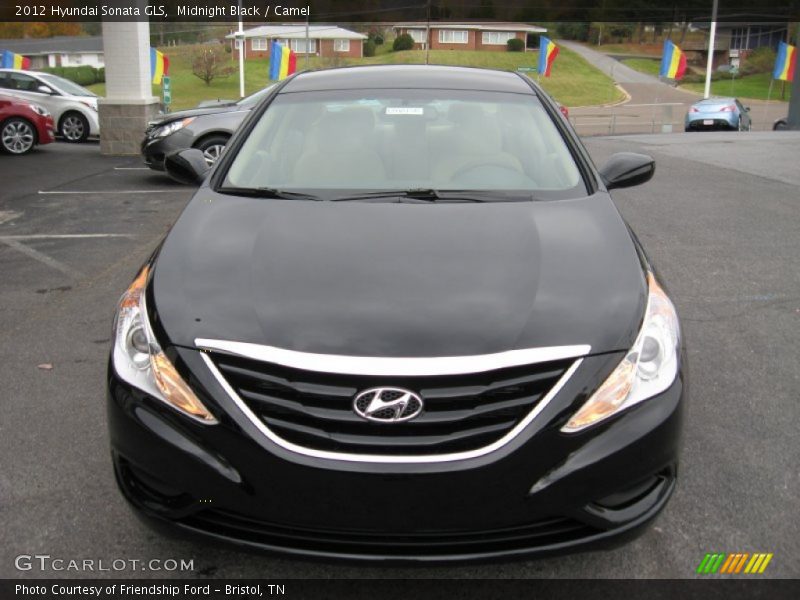 Midnight Black / Camel 2012 Hyundai Sonata GLS