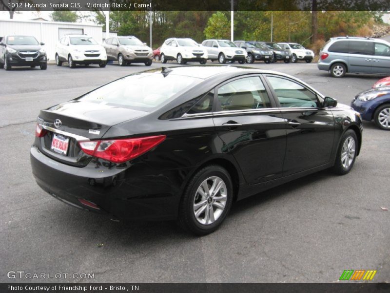 Midnight Black / Camel 2012 Hyundai Sonata GLS