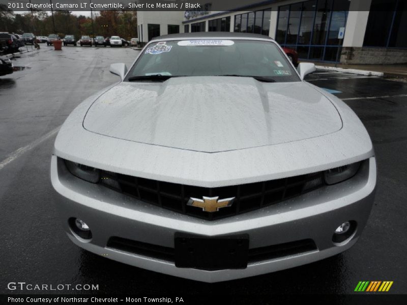 Silver Ice Metallic / Black 2011 Chevrolet Camaro LT Convertible