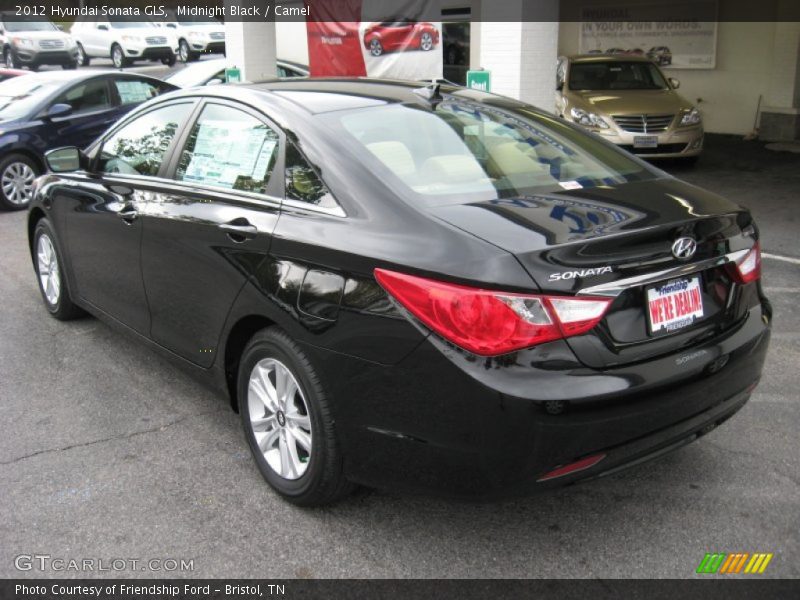 Midnight Black / Camel 2012 Hyundai Sonata GLS