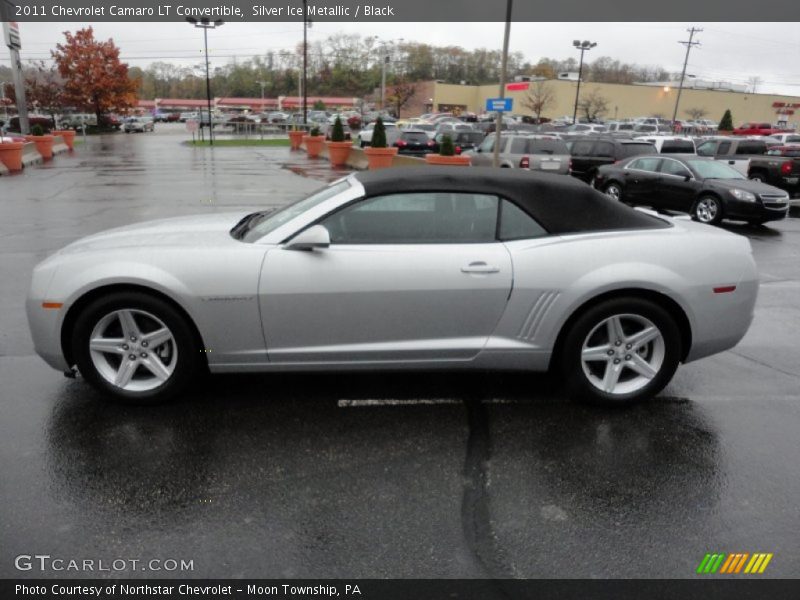 Silver Ice Metallic / Black 2011 Chevrolet Camaro LT Convertible