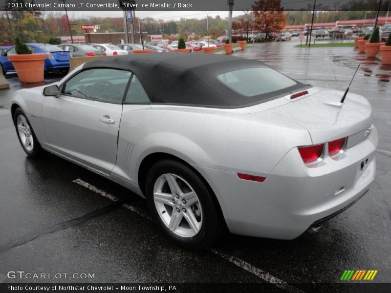 Silver Ice Metallic / Black 2011 Chevrolet Camaro LT Convertible