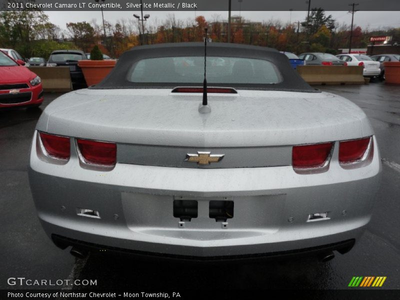Silver Ice Metallic / Black 2011 Chevrolet Camaro LT Convertible