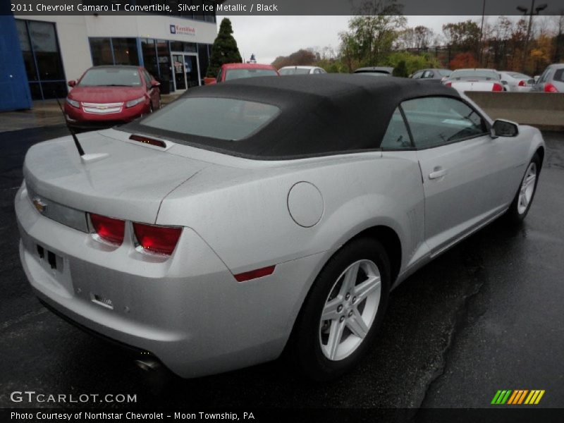 Silver Ice Metallic / Black 2011 Chevrolet Camaro LT Convertible