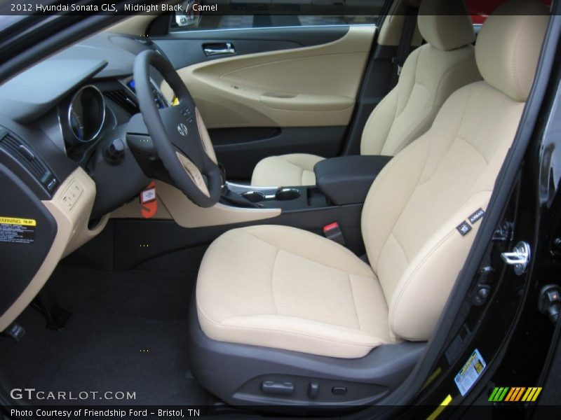 Midnight Black / Camel 2012 Hyundai Sonata GLS