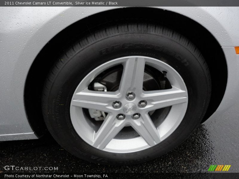 Silver Ice Metallic / Black 2011 Chevrolet Camaro LT Convertible