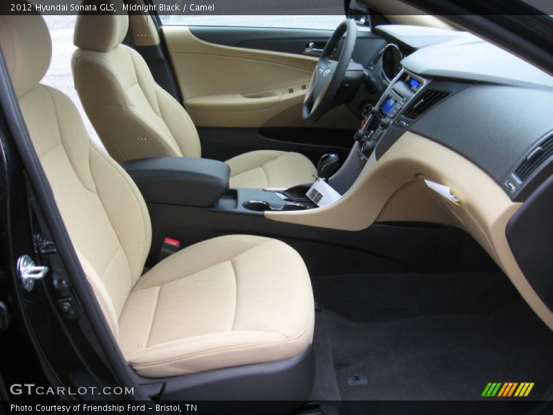 Midnight Black / Camel 2012 Hyundai Sonata GLS