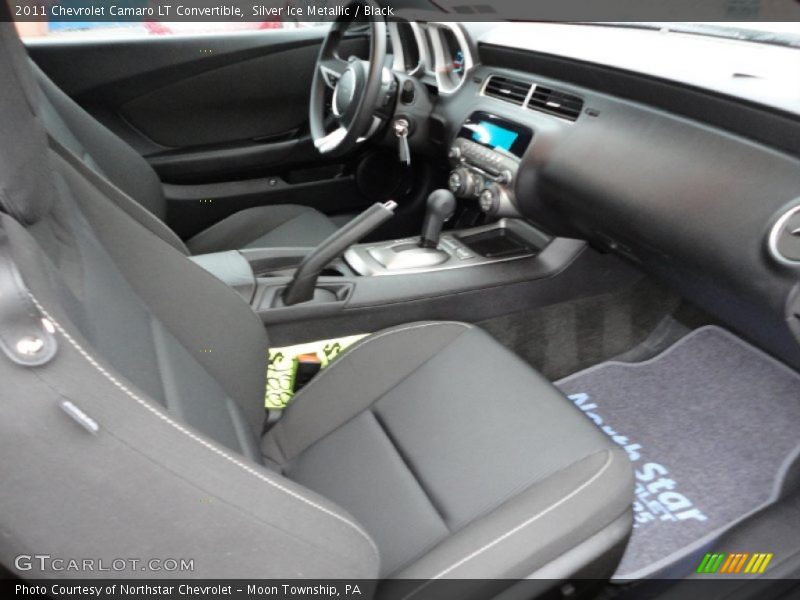 Silver Ice Metallic / Black 2011 Chevrolet Camaro LT Convertible