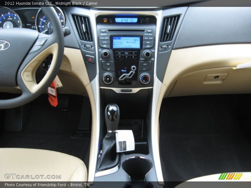 Midnight Black / Camel 2012 Hyundai Sonata GLS