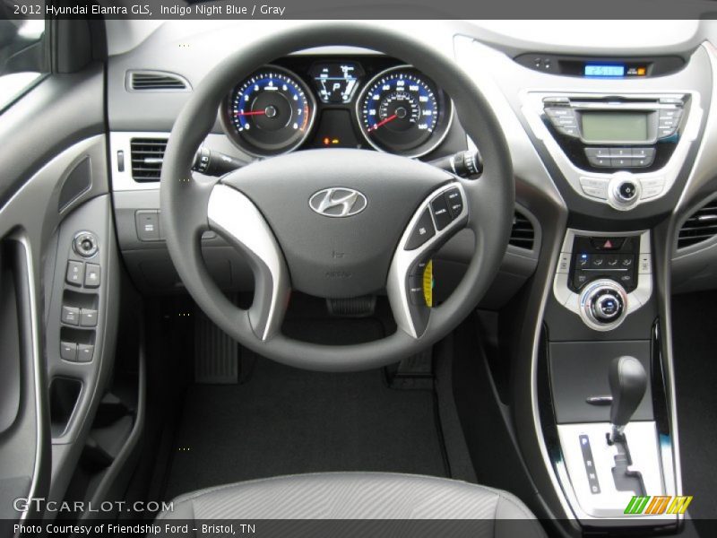 Dashboard of 2012 Elantra GLS