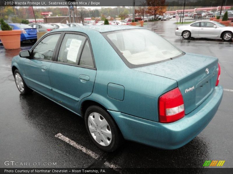 Seabreeze Green Mica / Beige 2002 Mazda Protege LX