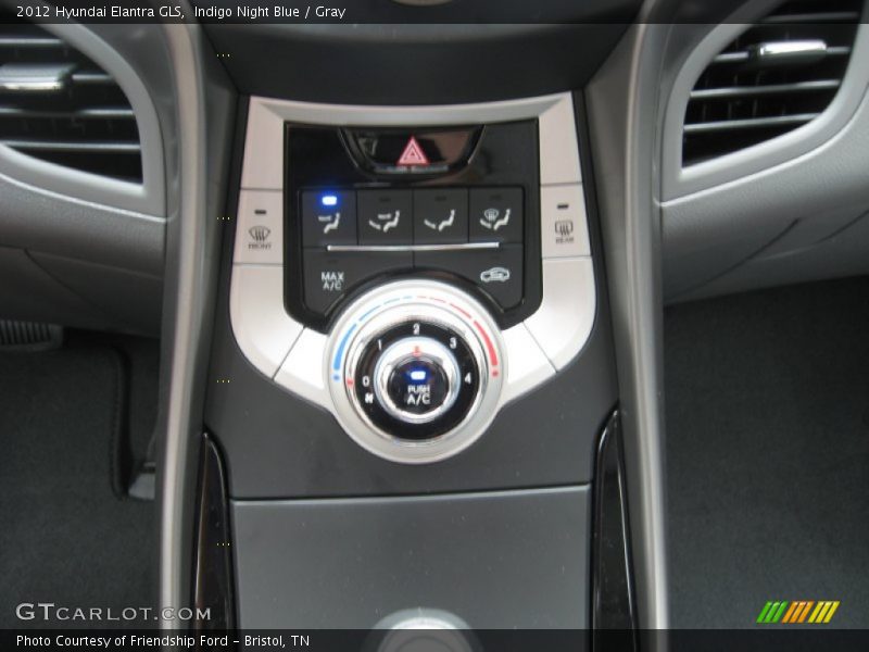 Controls of 2012 Elantra GLS