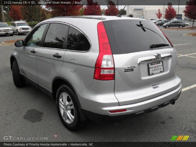 Alabaster Silver Metallic / Black 2010 Honda CR-V EX