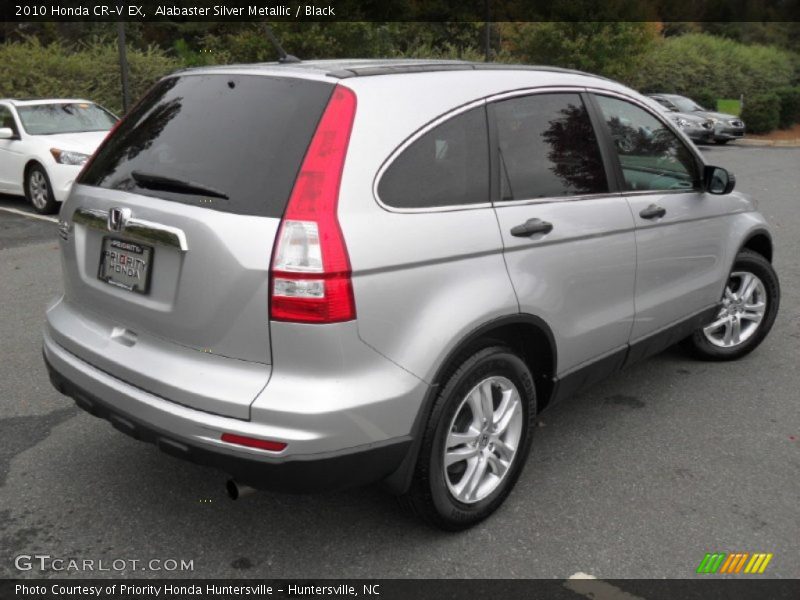 Alabaster Silver Metallic / Black 2010 Honda CR-V EX